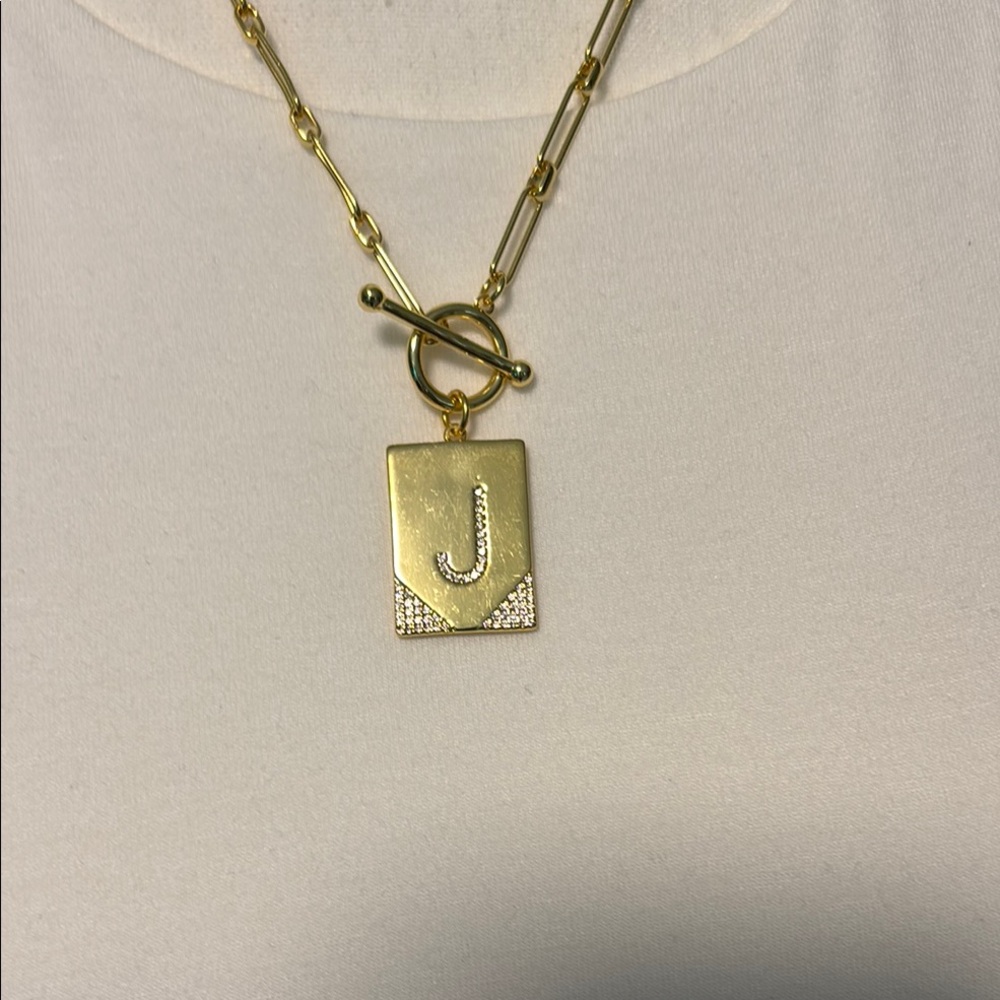 Common James Initial Pendant - image 2